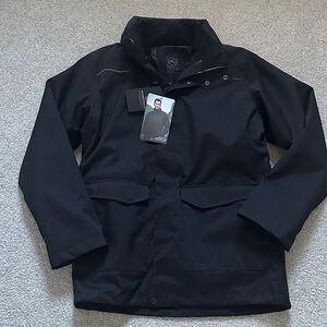 Stylish Black Raincoat for Men